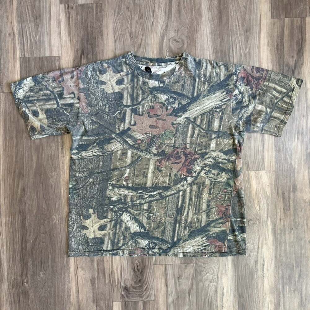 Vintage Realtree Camouflage T-Shirt Men's Size XL 1990s WORN